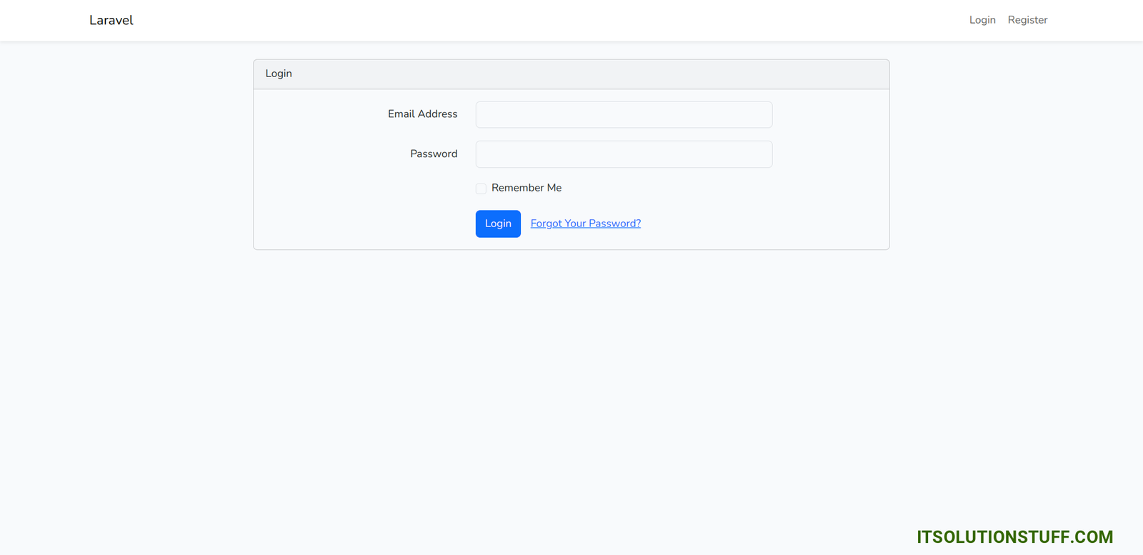 laravel 12 bootstrap login