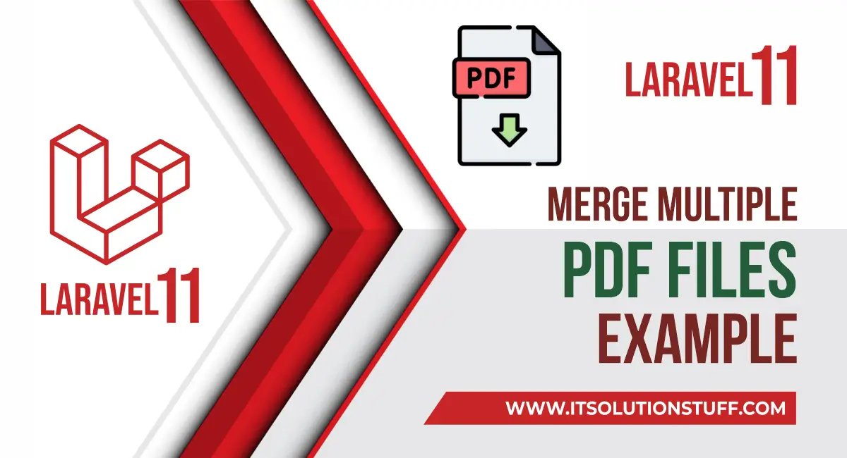 laravel 11 merge pdf files