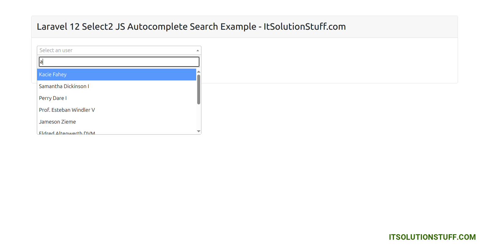 laravel 12 select2 example
