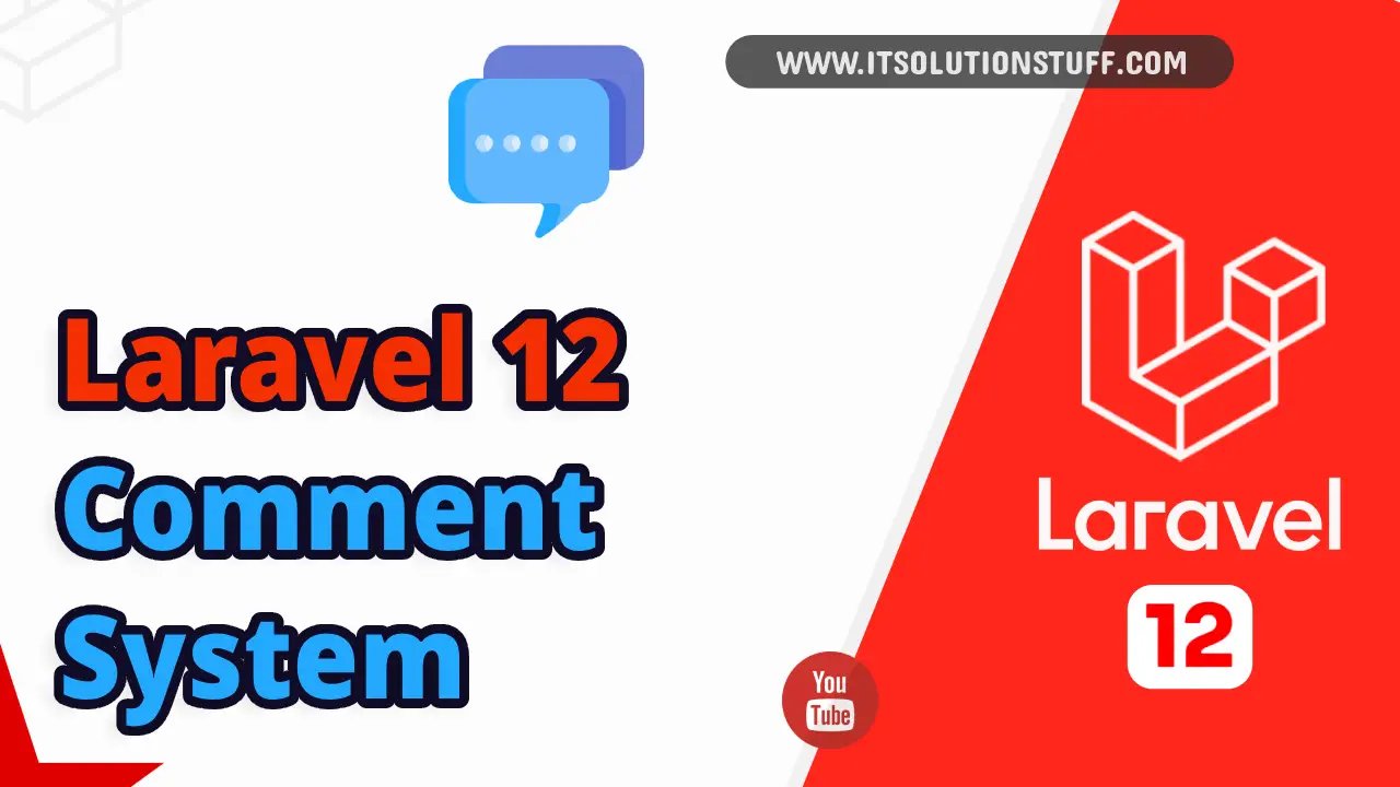 Laravel 12 Comment System with Replies Example Image