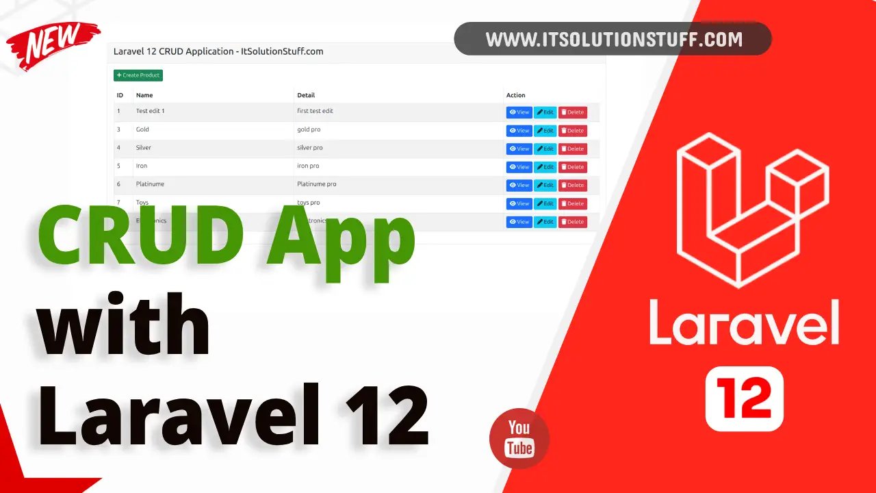 Laravel 12 CRUD Application
