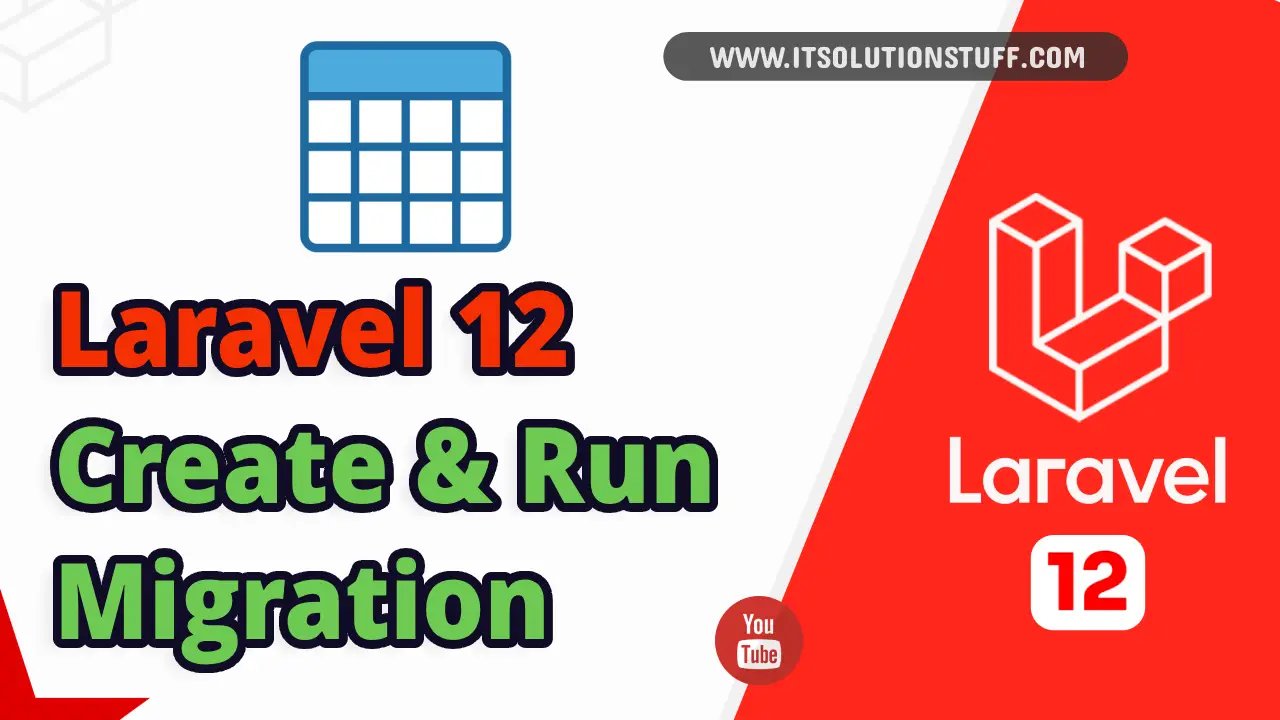 laravel 12 database migration