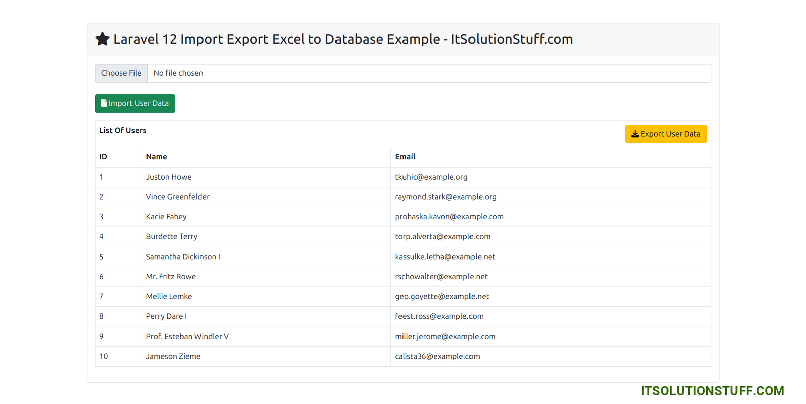 laravel 12 import csv file