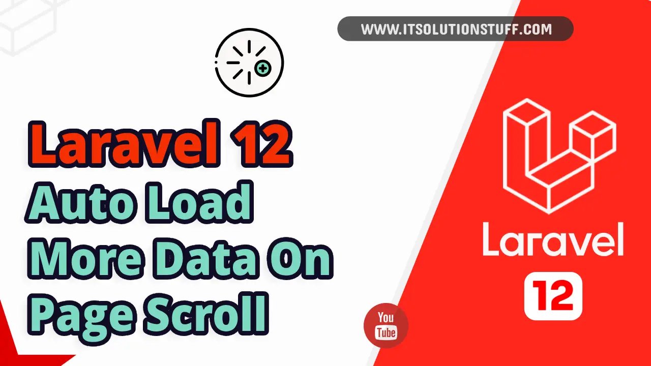 laravel 12 load more data scroll