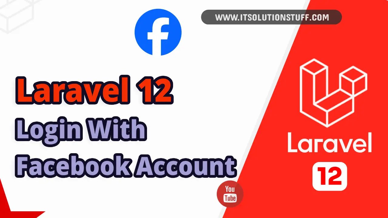 Laravel 12 Socialite Login with Facebook Account Example Image
