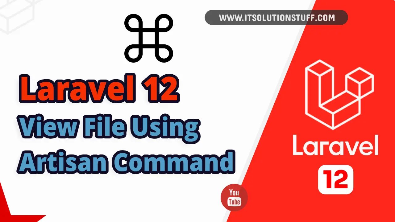laravel 12 cmd create vew