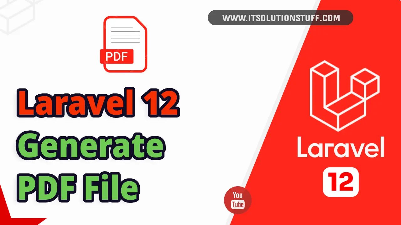 laravel 12 pdf file generate