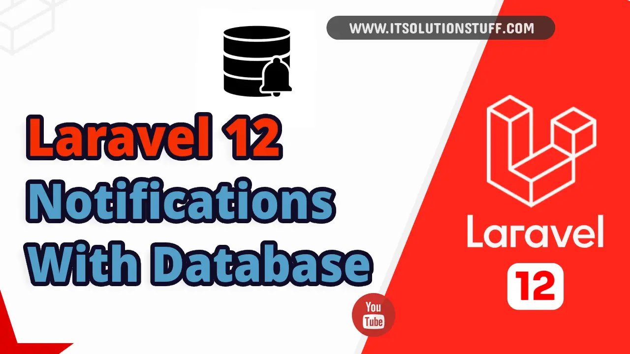 Laravel 12 Notifications With database Driver Example Image